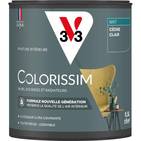 Peinture murale intérieure Colorissim® V33 Cèdre clair Mat 0,5L