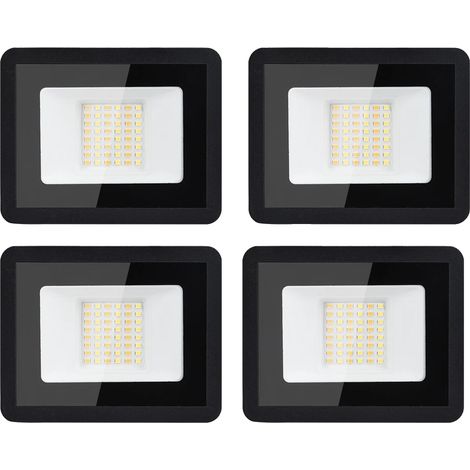 Projecteur, étanche IP66, température de couleur réglable, 20W 4PCS (1/2)