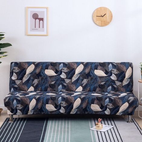 Sofabezug -XVX- 160-190 cm - Dehnbar - Blau - Modernes Design (1/5)
