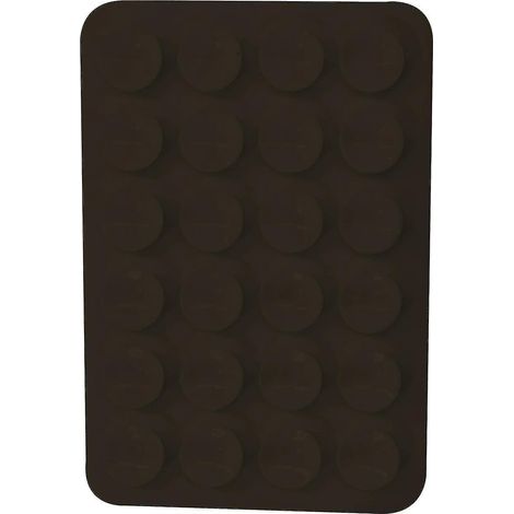 Lot de 5 supports adhésifs à ventouse en silicone pour coques de téléphone, compatibles avec les coques iPhone et Android, support mains libres pour téléphone portable (noir). (1/4)