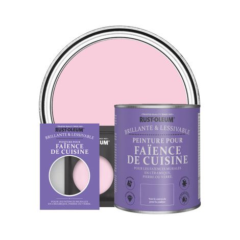 Peinture pour Faïence de Cuisine, Finition Brillante - Bonbon (1/2)