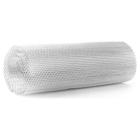 Parrilla de aleación de aluminio de 3x6 mm para coche, parrilla romboidal para parachoques, parrilla universal. (1/5)