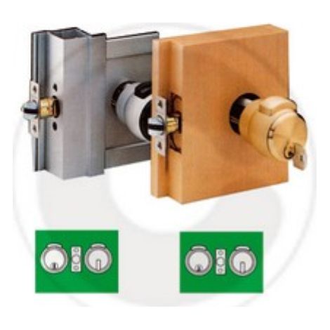 Loquet Meroni TB-80 pour poignA es de prA -ouverture des poignA es, angle de 80 mm (1/2)