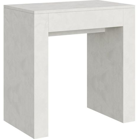 Tavolo consolle "Foggia" allungabile in legno per sala da pranzo -Antracite