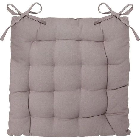 Cuscino sedia giardino atmosphera grigio 38x38 cm cotone riciclato
