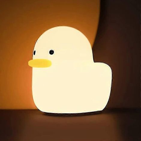 Lampe de chevet rechargeable en silicone avec capteur tactile, idéale pour l'allaitement, les petites filles et les femmes. Parfaite pour la chambre ou le salon. (1/2)