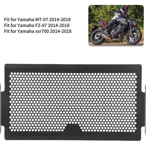 Grille de radiateur de moto avec protection pour réservoir d'eau, compatible avec MT07 FZ07 Xsr700 2014-2018 (1/5)