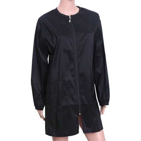 Tablier de travail de coiffeur imperméable avec fermeture éclair, taille L (1 pièce) (1/5)