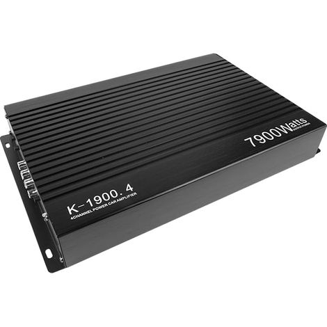 Car Stereo Power Amplifier, Class A/B High Power 4 Channels, 7900W Audio Power Amplifier for Enhanced Sound Performance (1/5)