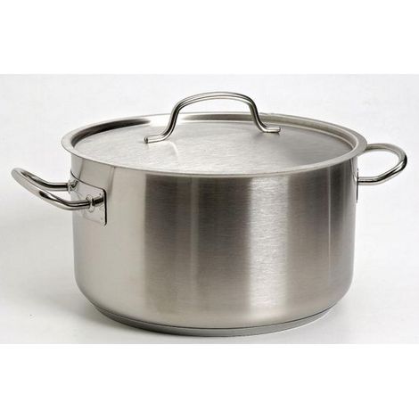 Edelstahl koch schmorpfanne 36cm + deckel - Lacor - 50037