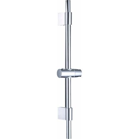 Barra de ducha con soporte para alcachofa cromado
