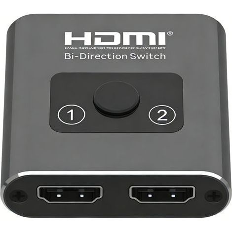 Switch HDMI,Commutateur hdmi 4K 2 entrées 1 Sortie ou 1 entrée 2 Sorties, Splitter HDMI Switch 2.0 Support 4K3D 1080P PS5/4 Xbox (1/5)