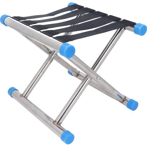 Tabouret pliant d'extérieur, portable, robuste, capacité de charge de 60 kg, siège de camping pour la pêche, Type 1 (1/5)