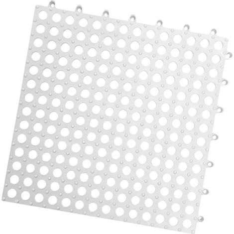 Tapis de repos pour lapin avec trou, lavable et durable, 30 x 30 cm, pour chatons et chiots, anti-fuite d'eau, pour cage de petits animaux.-white (1/5)