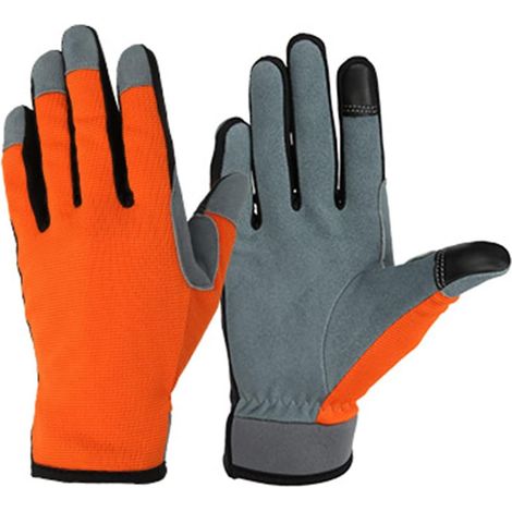 Gants de jardinage résistants, compatibles avec les écrans tactiles, paume antidérapante et tissu respirant, pour les travaux de jardinage, la