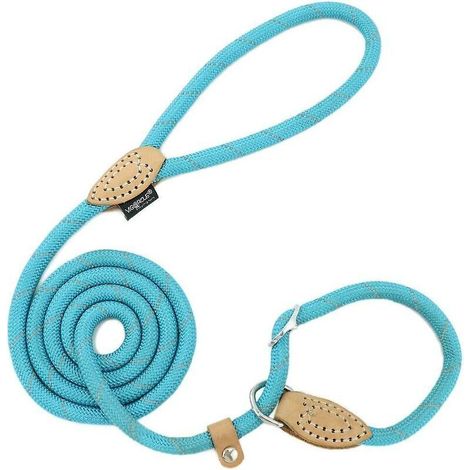 Lasso Dog Training Leash Laisse Réfléchissante Pour Petits, Moyens, Grands Et Très Lourds Chiens (bleu) 1pc (1/4)