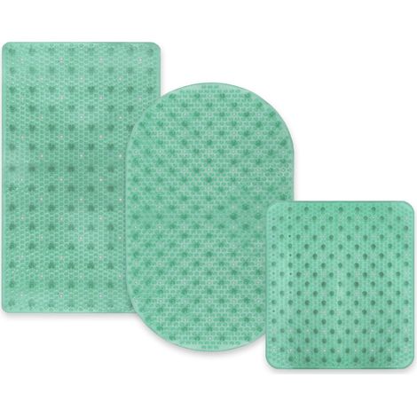 Wanneneinlage Pure Grün-Transparent Casa Pura Duschmatte 44 x 44,5 cm