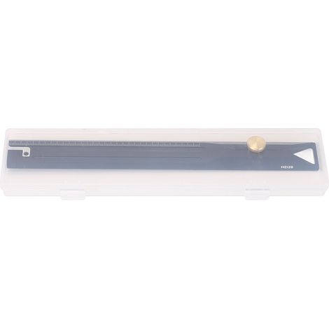 trusquinRègle de menuiserie multifonction en aluminium 250mm avec scriber pour mesures de longueur et diamètre extérieur 150mm (1/5)