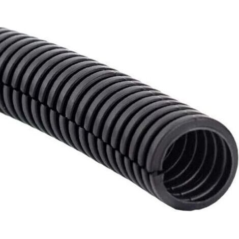 Gaine pour câble électrique automobile, gaine ondulée flexible, revêtement de protection en PP, gaine fendue, manchon isolant, tube conducteur, gestion des câbles extérieurs, longueur 11 mm (1/4)