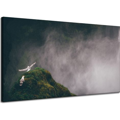 Leinwanddruck Natur aus der Vogelperspektive 120x70 cm