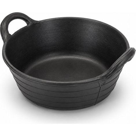 Oypla Coco Equestrian 12L Rubber Flexi Bowl Feed Trough with Handles (1/5)