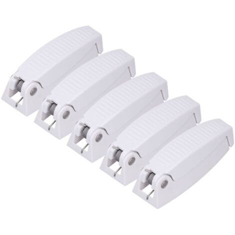 5 Pièces Loquet de Porte ABS pour Camping-Car, Attache de Porte de Stockage Caravane, Fermeture Sécurisée pour Compartiment à Bagages