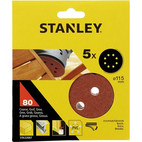 STANLEY STA32007 5 DISCHI VEL ROT ORB 115 GR 80