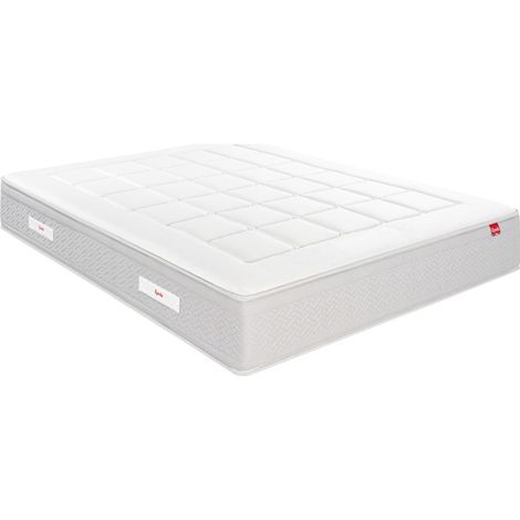 Epeda – Matelas mémoire de forme 140x190 cm – 651 ressorts ensachés – Accueil moelleux – Confort toutes saisons – Fabrication française (1/7)