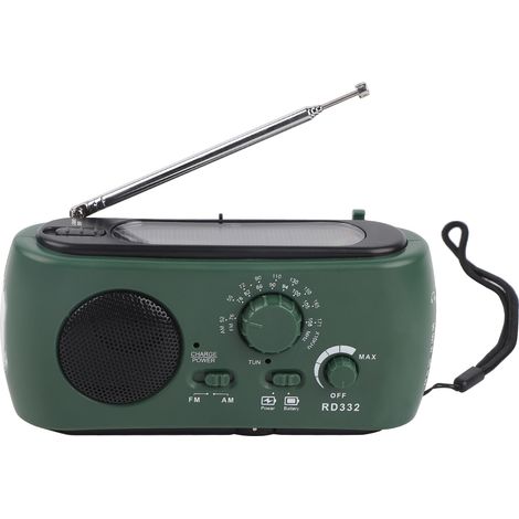 Radio solare, chiamata di emergenza 3 pezzi Solitamente per lanterna da campeggio con torcia a LED