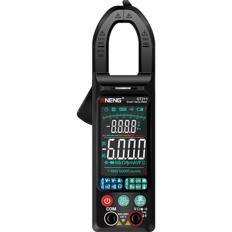 ST211 Stromzange, 400-A-Wechselstrommultimeter, Hintergrundbeleuchtung