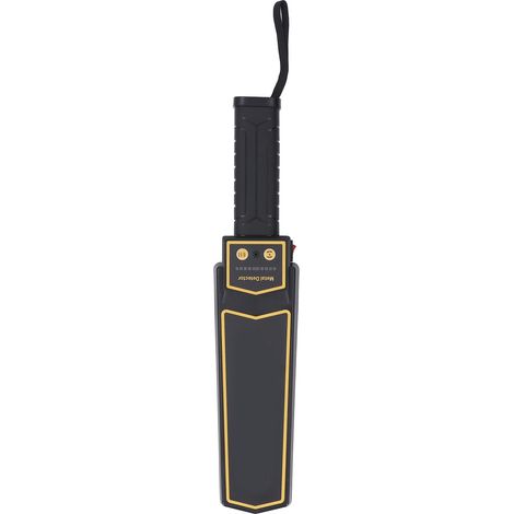 Détecteur de métaux portable haute sensibilité avec signal visuel et sonore, rechargeable 5V1A, pour aéroports, écoles et musées (1/5)
