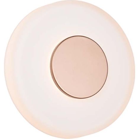 Dimmbare LED Wandleuchte CELESTE mit Glasschirm Weiß, Ø 22cm (1/5)