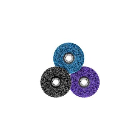 Lot de 3 disques CSD - 125 mm - Disques de nettoyage - Disque de nettoyage grossier - Disque de tissu en nylon - Enlèvement de la peinture pour meuleuse d'angle (1/5)