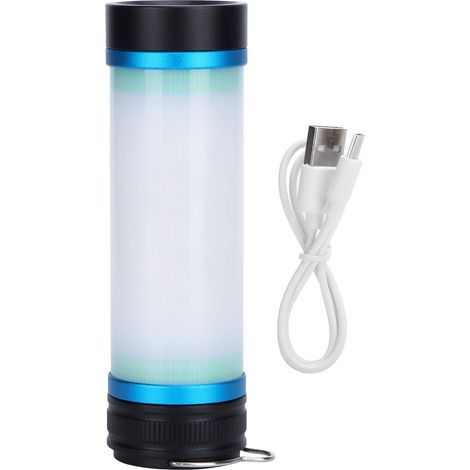 Torcia a LED – ricaricabile tramite USB – impermeabile IP65 – batteria da 2000 mAh – distanza del fascio luminoso di 300 m – portatile (1/5)