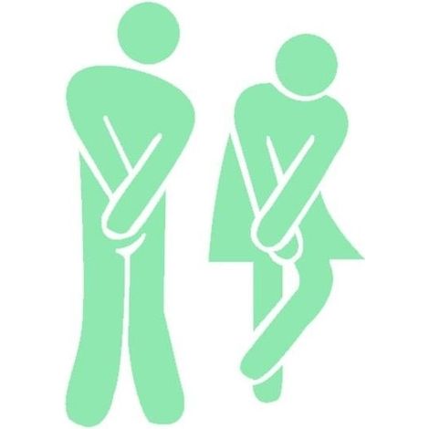 Stickers - EUROWEB - Toilettes Fluorescents - Adhésif - Salle de bain - Design contemporain (1/4)