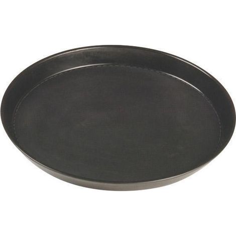 bandeja camarero ligera apilable, antideslizante negra con borde facil agarre,para cerveza gripzone aps