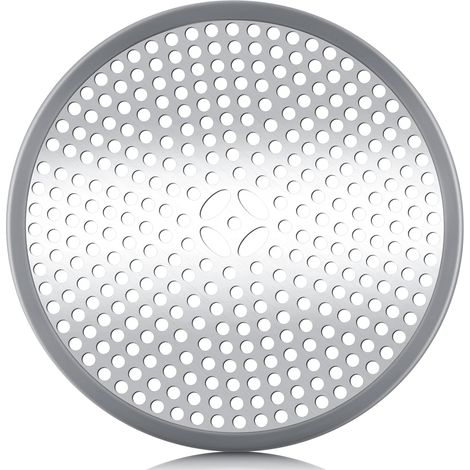 Grille de bonde de douche en acier inoxydable, filtre à cheveux pour baignoire et lavabo, plate, 11,8 cm (1/5)