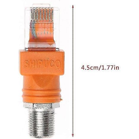 Convertisseur RF vers RJ45, coupleur coaxial femelle vers RJ45 mâle, adaptateur (1/5)