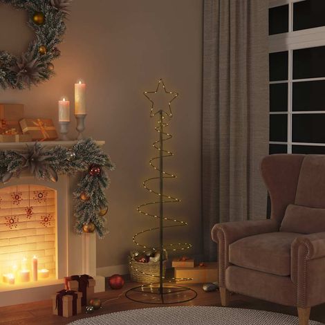 LED Christmas Tree 100 LEDs Warm White 150 cm vidaXL (1/5)