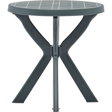 Maison Exclusive - Bistrotisch Grün Ø70 cm Kunststoff (1/5)