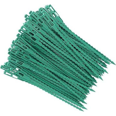 80 Stück Tomatenbaum-Stützclips, Pflanzenstützen, verstellbare Pflanzenbinder und -halterungen, Kabelbinder aus Kunststoff für Gartenarbeit und Heimwerkerprojekte (1/5)