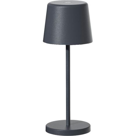Mini lampe de table KELLY MINI Gris anthracite Aluminium H22cm (1/5)