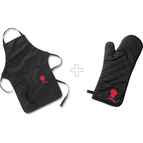 Pack Tablier + Gants de cuisson Weber