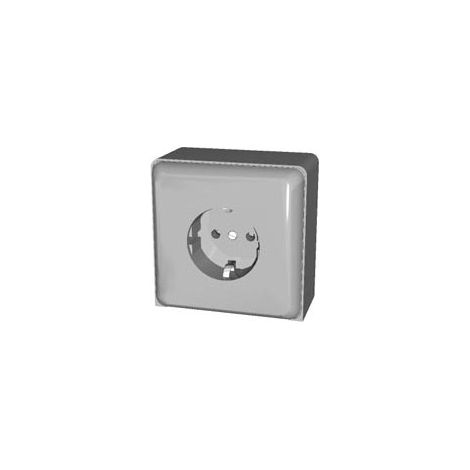 ELSO, 515110, PLATEAU ENGRENAGES AVEC 1 VOIE VIS MÂLE À REN, BLANC PERLE