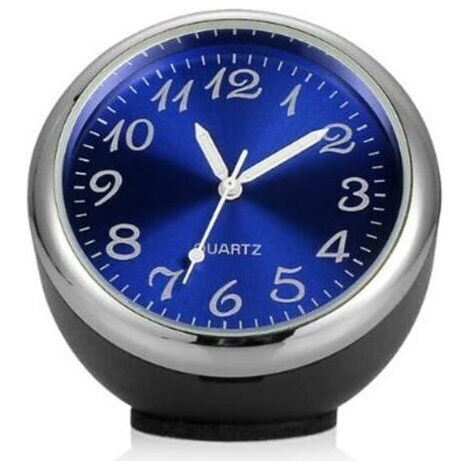 Horloge de tableau de bord de voiture, Mini Horloge pour Voiture Petite Voiture Tableau de Bord Horloge Classique Ronde Analogique Horloge Voiture Décoration (1/3)