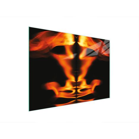 Glasschneidebrett 30x22 Feuer (1/5)