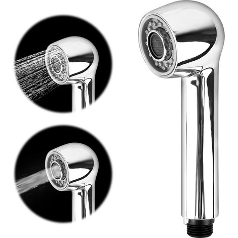 Douchette Robinet Cuisine, Douchette Evier Cuisine avec 2 Jets, Connexion 1/2 Universelle pour Mitigeur Cuisine, Chromé (1/5)