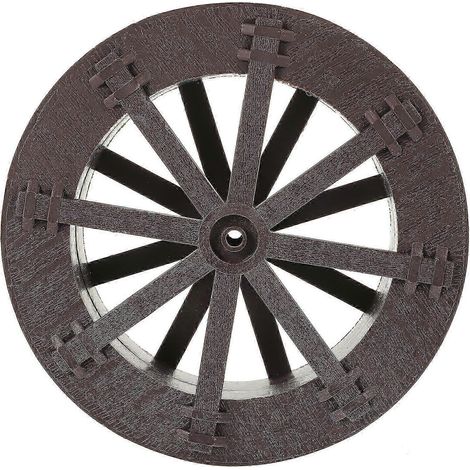 Accessoires pour fontaine cascade de jardin à roue à eau à monter soi-même, adaptés à la décoration de jardin, en plastique, mesurant 13,50 x 13,50 x 2,50 cm, design simple, 1 pièce par paquet. (1/5)