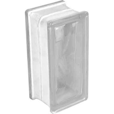VETROMATTONE ONDULATO VERTICALE TRASPARENTE 19x9x8 cm Q.TA 10