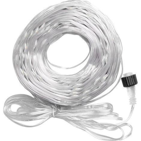 décoration de Noël 200LED Guirlande lumineuse extérieure, 20M/8Modes, PVC étanche, pour intérieur/extérieur, Fête de No (1/4)